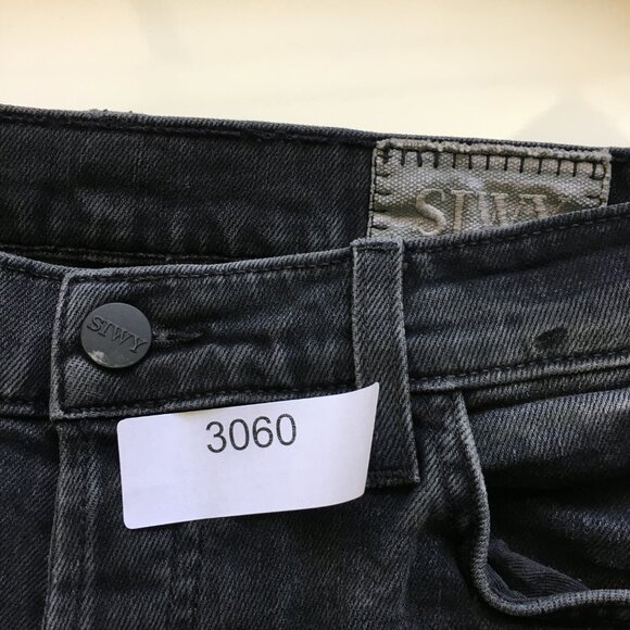 NWT Siwy Jean Womens Skinny Slim Fit Size 29 Giavanna Dace with Wolves Black - Picture 14 of 14